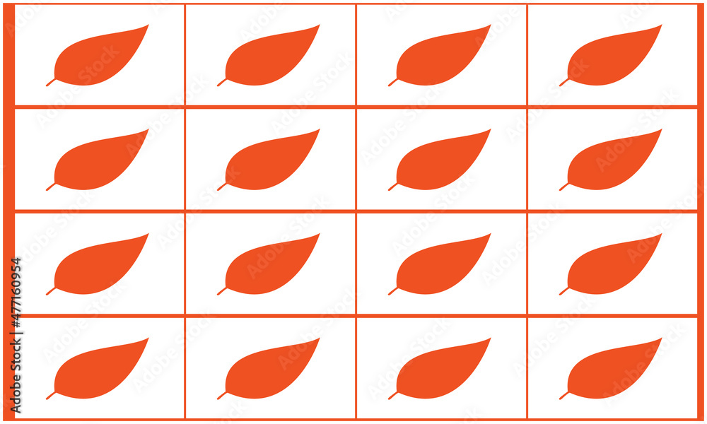 art of leaf shape on abstract dark background