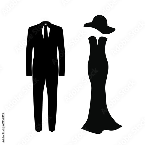 Man and woman icon. vector