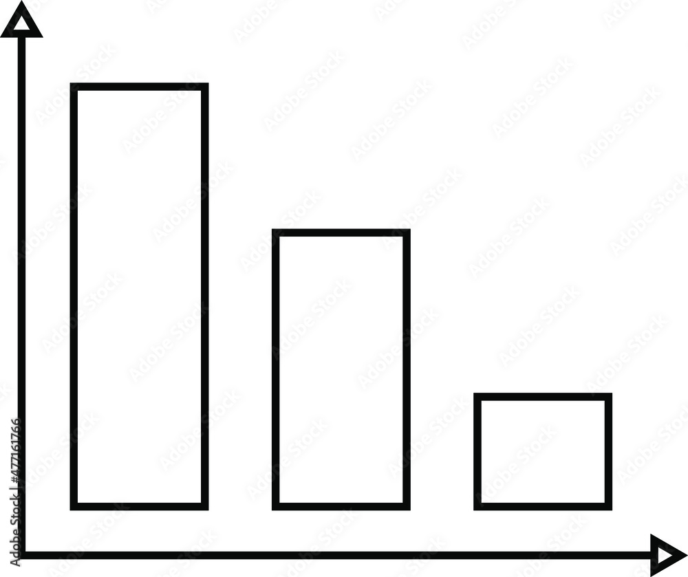 Falling chart, market chart, Financial falling graph icon, Graph shows fall stock market flat vector illustration. Falling chart, market chart, Financial falling graph icon, Graph shows fall stock market flat vector illustration.