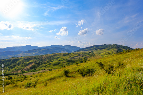 The valley - Chiojdului valley, Pietriceaua, Chiojd village area, Buzau county, Siriu mountains, Romania, photo