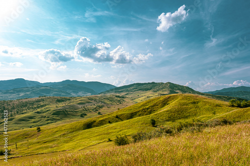 The valley - Chiojdului valley, Pietriceaua, Chiojd village area, Buzau county, Siriu mountains, Romania, photo