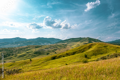 The valley - Chiojdului valley, Pietriceaua, Chiojd village area, Buzau county, Siriu mountains, Romania, photo