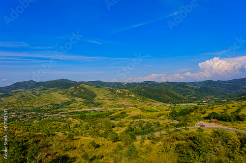 The valley - Chiojdului valley, Pietriceaua, Chiojd village area, Buzau county, Siriu mountains, Romania, photo