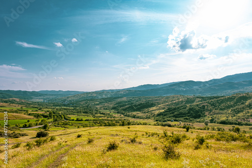 The valley - Chiojdului valley, Pietriceaua, Chiojd village area, Buzau county, Siriu mountains, Romania, photo