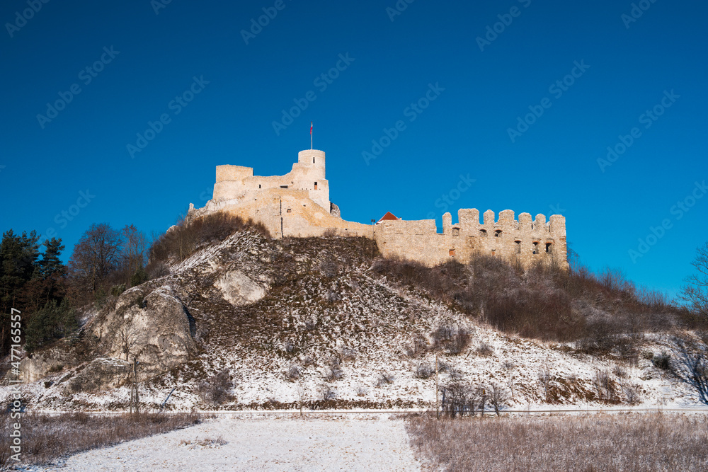 Zamek Rabsztyn - szlak Orlich Gniazd - obrazy, fototapety, plakaty 