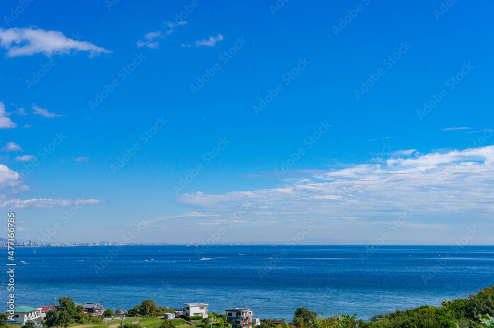 淡路島から見る瀬戸内海、10月