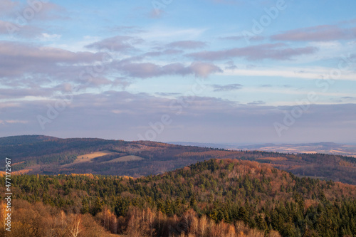 autumn landscape in the mountains