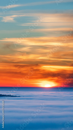 sunrise over the mountains © Sławomir Bodnar