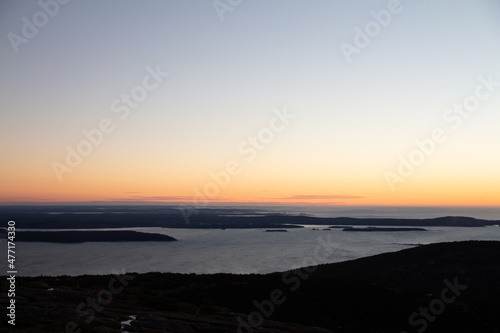 sunrise over the mountains