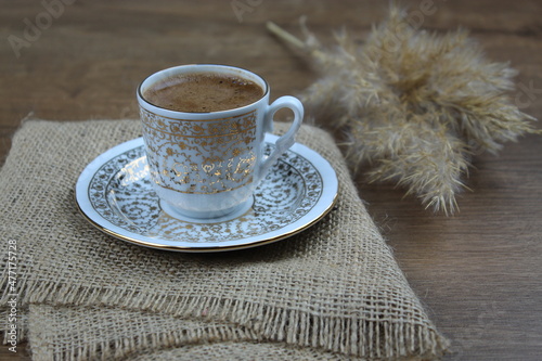 a cuo of traditional Turkish coffee