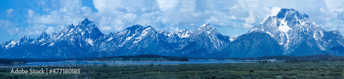 Panoramic View of Grand Teton National Park