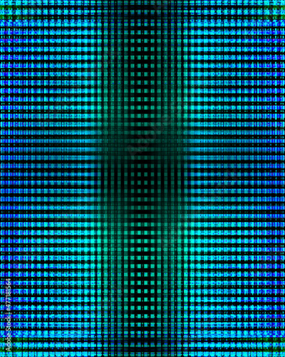 Illusion colorful design with lines modern background high quality big size prints Composition of multicoloured neon grid over black background