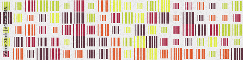 Abstract Geometric Pattern generative computational art illustration
