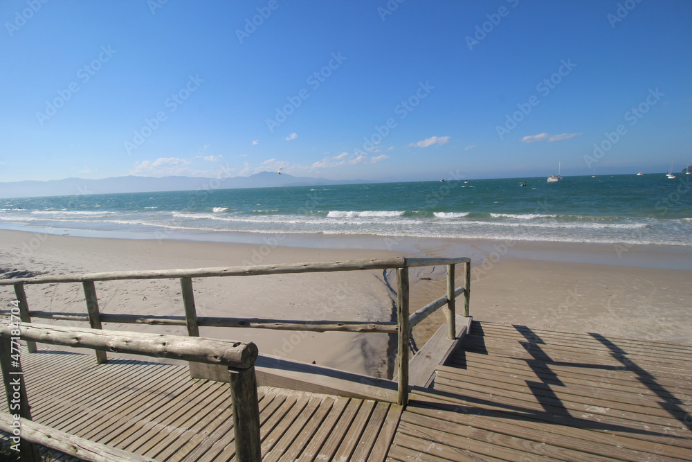 Jurere International Beach entrance, Florianopolis, Brazil. Jurere International Beach entrance, Florianopolis, Brazil.