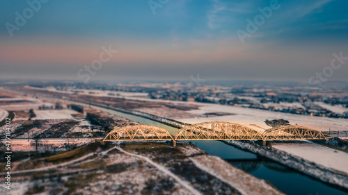 Kraków Przylasek Rusiecki most kolejowy