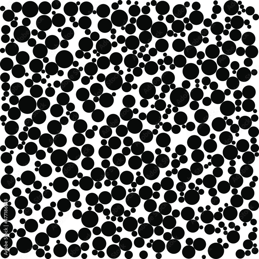 Black polka dots random pattern background. Grunge texture. Vector illustration. Black polka dots random pattern background. Grunge texture. Vector illustration.