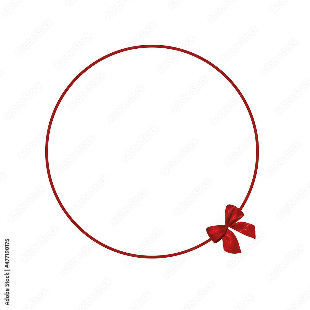 Obraz premium Wstążka ramka
