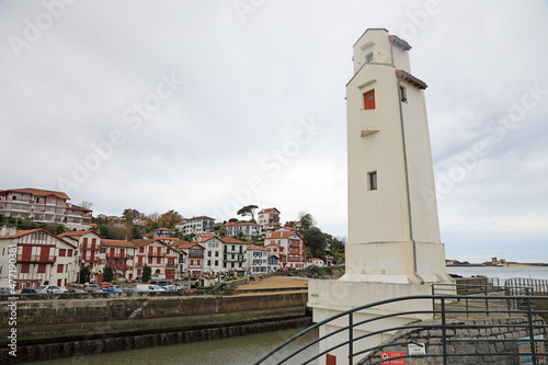 san juan de luz faro puerto mar rio pueblo vasco francés francia 4M0A9516-as21 photo