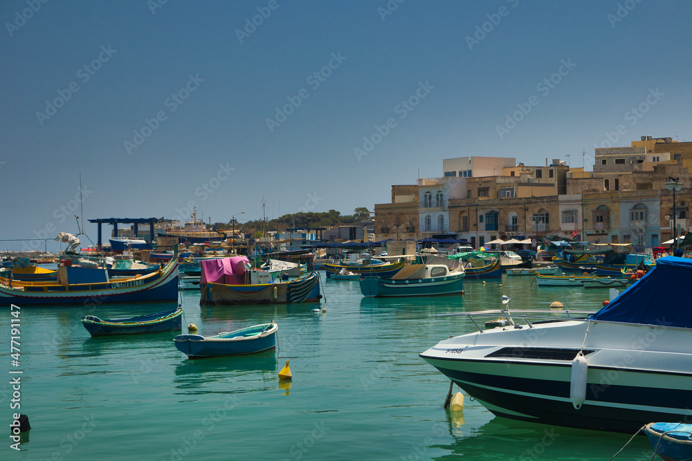 Marsaxlokk, Malta, in August 2021