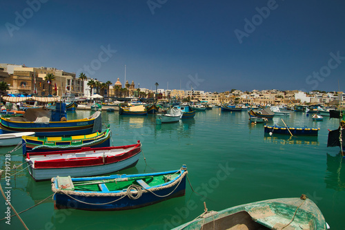 Marsaxlokk  Malta  in August 2021