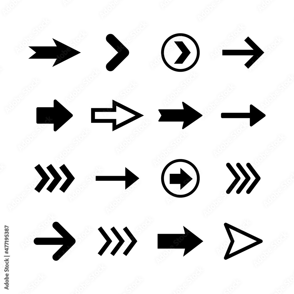 Arrows icons, big set. Arrows vector collection. Arrows icons, big set. Arrows vector collection.