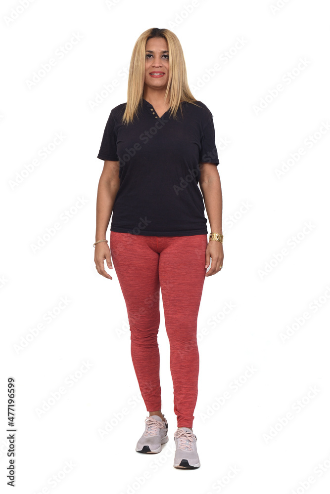 woman with sportswear on white background, woman with sportswear on white background,