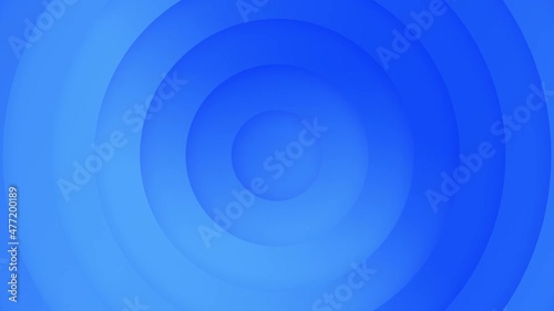 Colourful radial circular sphere background. Abstract motion graphic design reveal animation loop. Shading effect corporate style element. Rotation 3d pulse shapes bg with light gradient art wallpaper