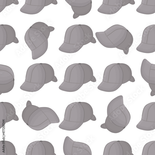 Illustration on theme colored pattern hats sherlock holmes