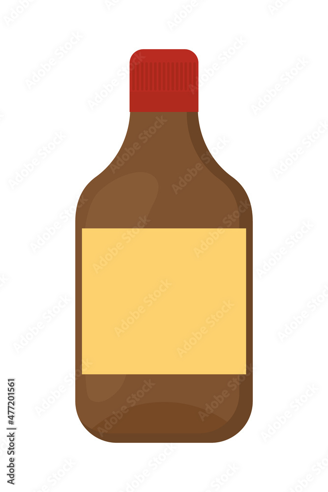 brown bottle design