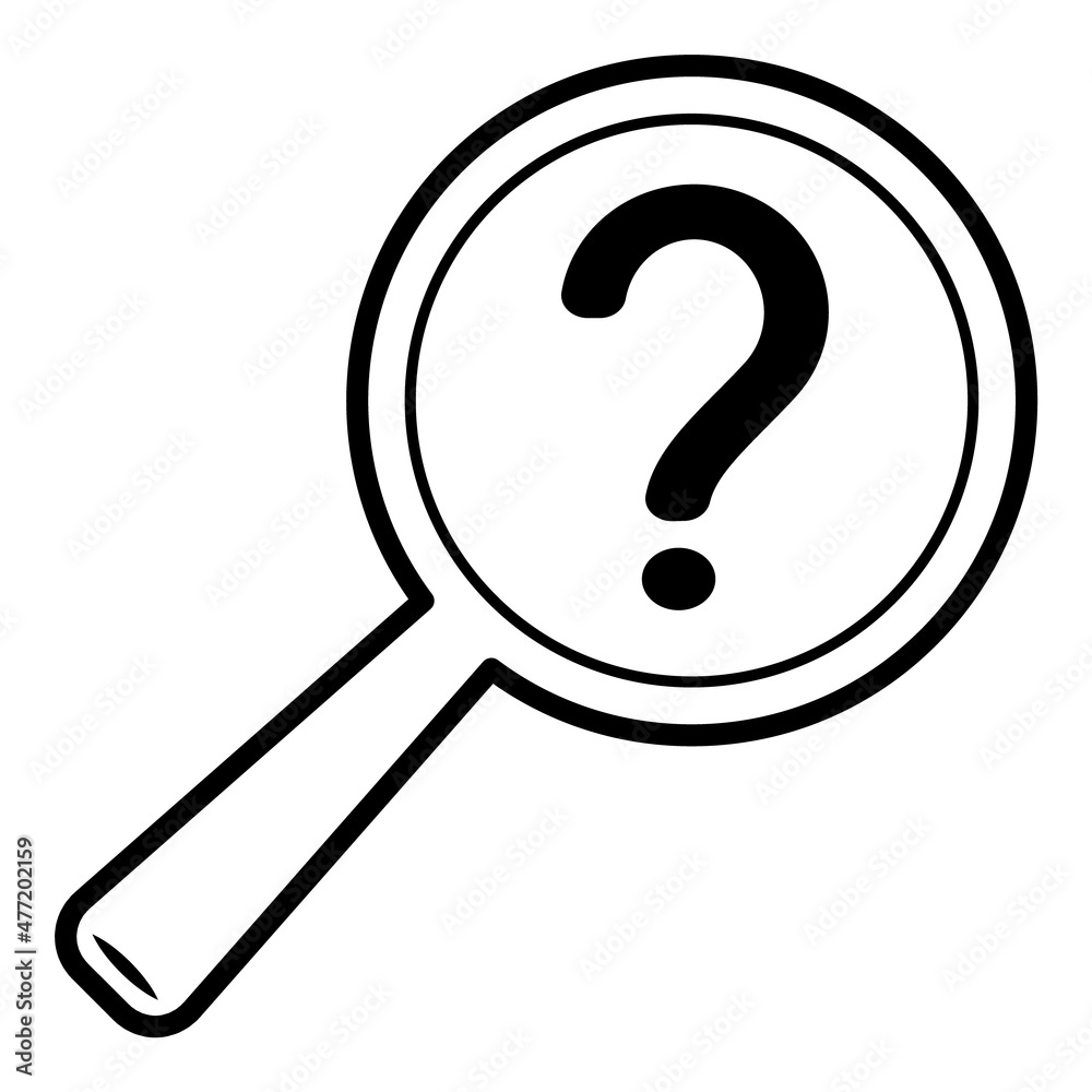 Magnifier Flat Icon Isolated On White Background Magnifier Flat Icon Isolated On White Background