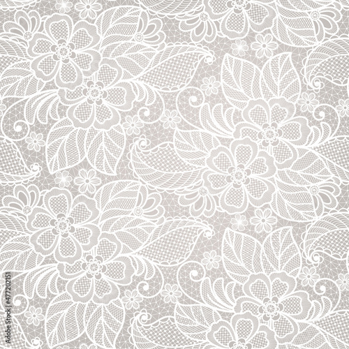 seamless  lace  floral   background.