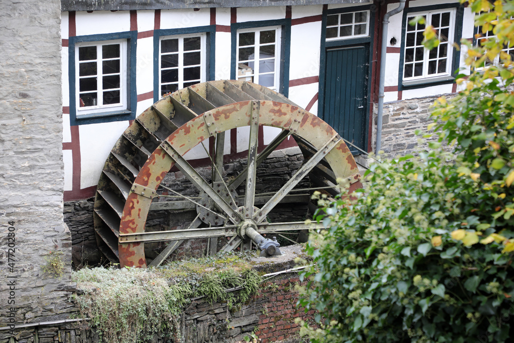 Monschau - Wunderschöne idyllische Stadt in der Eifel (Deutschland)