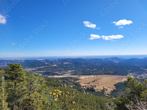 view of the mountains