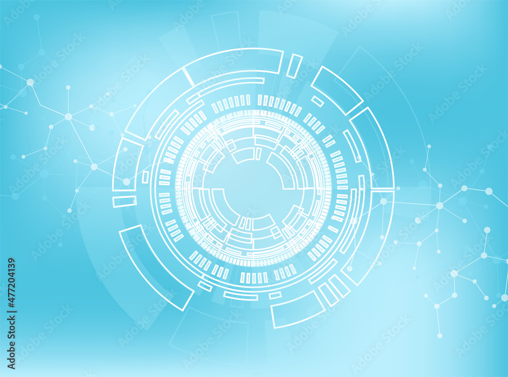 Obraz premium Abstract futuristic background technology sci fi vector image