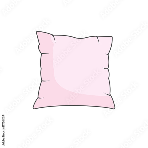 Obraz na płótnie pillows illustrations, art, isolated pillows, white pillows, bed pillows, vector w salonie
