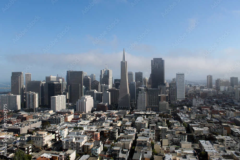 City view of the San Francisco, California, USA