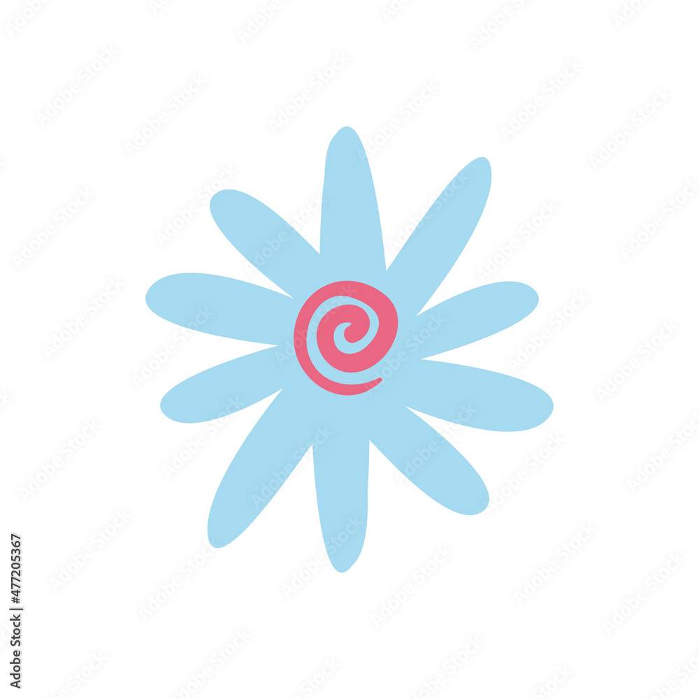 blue flower illustration blue flower illustration