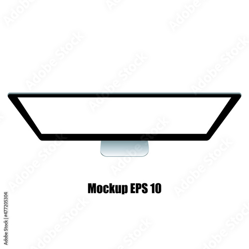 monitor vector ,mockup monitor , screen monitor , EPS10