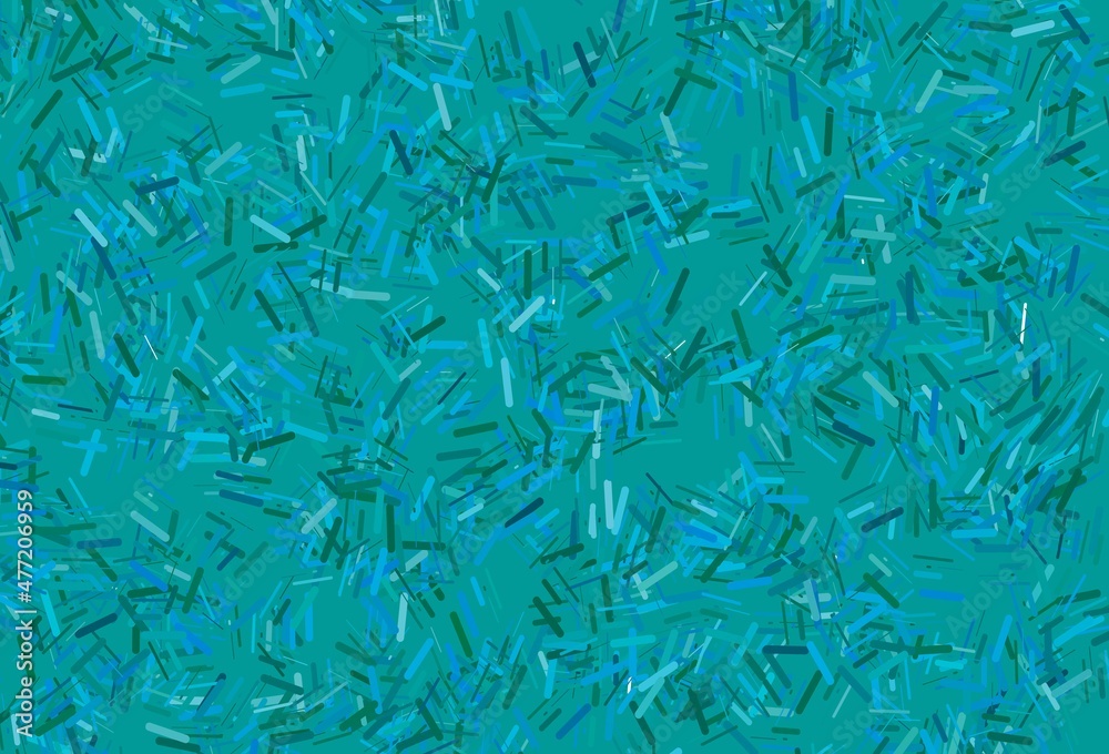 Dark blue, green vector template with repeated sticks.