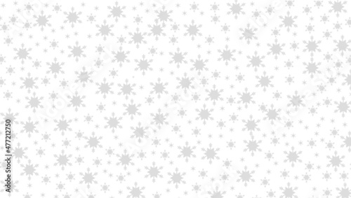 snowflakes designed as snow crystals, star or crystal shape on neutral background, like snowfall in christmas day