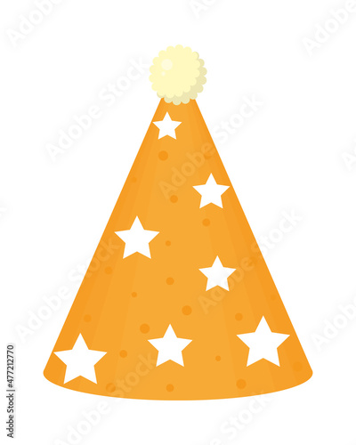 yellow party hat