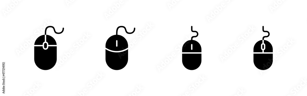 Mouse icons set. click sign and symbol. pointer icon vector. Mouse icons set. click sign and symbol. pointer icon vector.