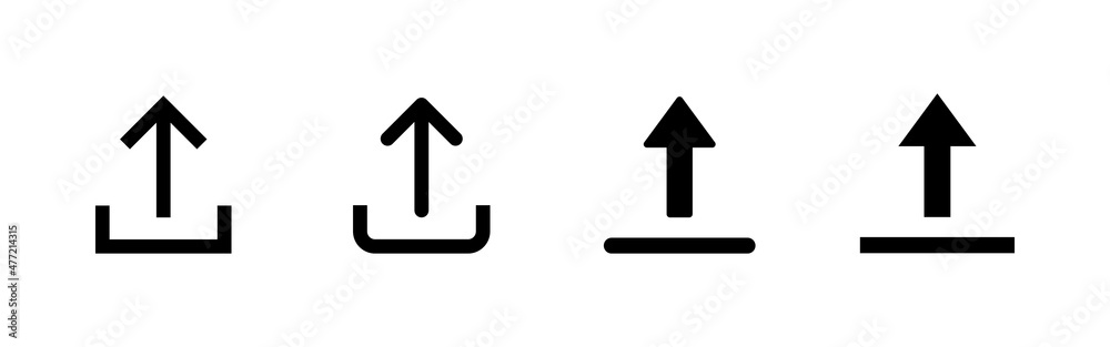 Upload icons set. load data sign and symbol Upload icons set. load data sign and symbol