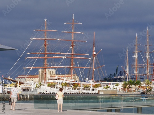 Großsegler im Hafen von Las Palmas
