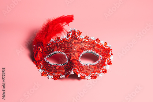 Pink Masquerade Eye Mask