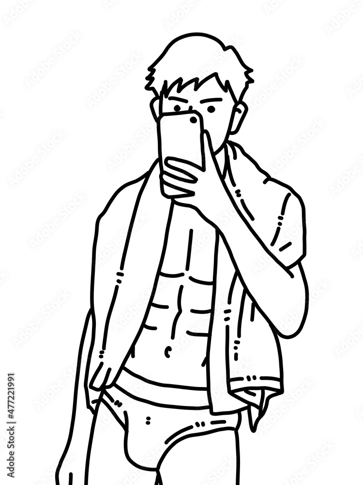 black and white of cute man cartoon for coloring black and white of cute man cartoon for coloring