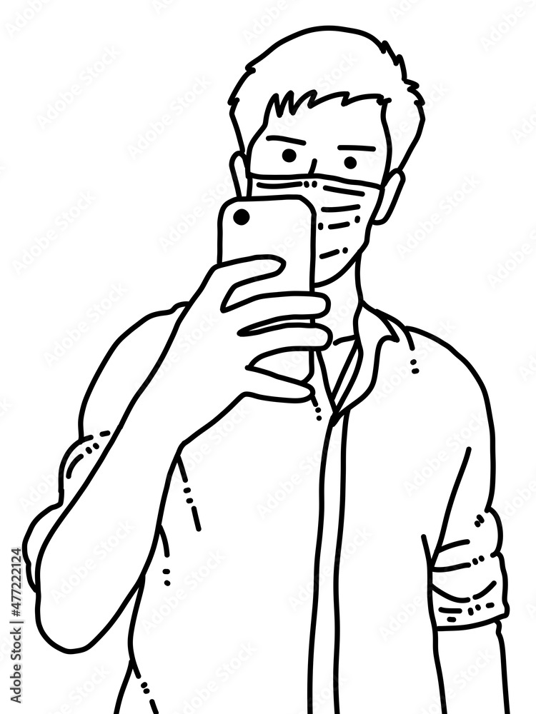 black and white of cute man cartoon for coloring black and white of cute man cartoon for coloring