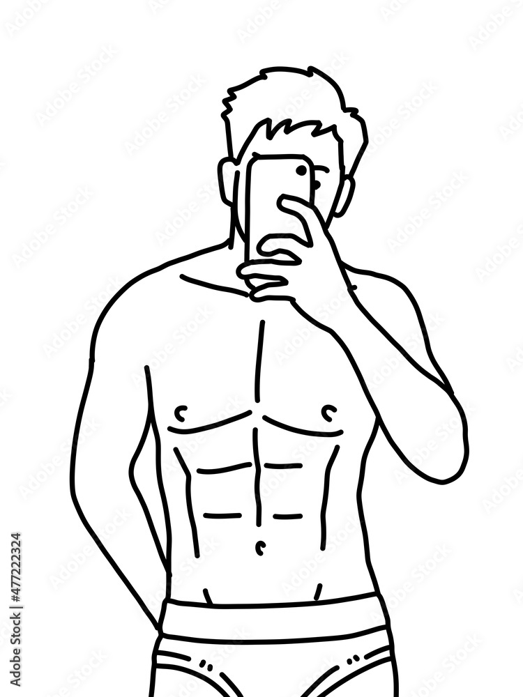 black and white of cute man cartoon for coloring black and white of cute man cartoon for coloring