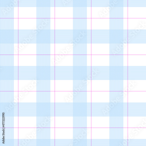 Gingham Seamless Pattern In Pastel color