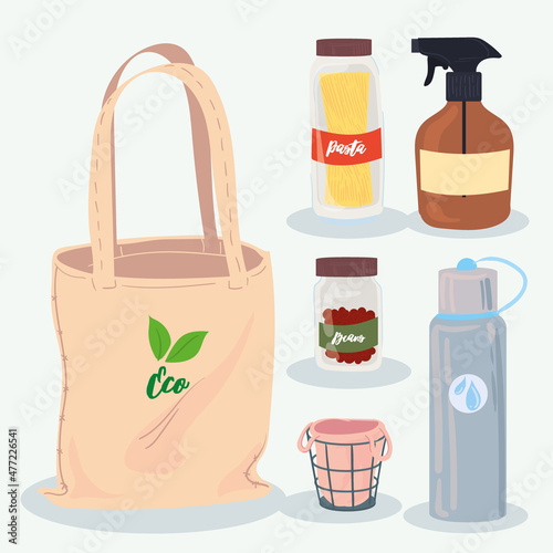six zero waste items